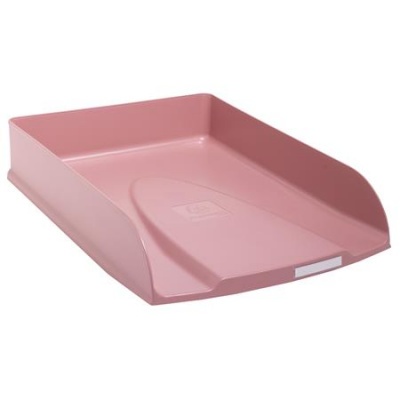 Irattálca, műanyag, EXACOMPTA "COMBO Styli Skandi", rózsaszín