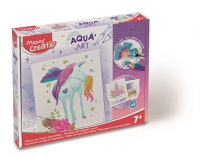 Akvarell festőkészlet, unikornis, MAPED CREATIV "Aqua Art"