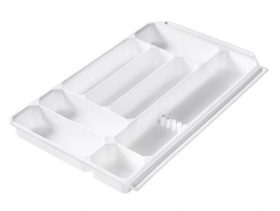 Evőeszköztartó, 8 rekesszel, ORTHEX "Gastromax", fehér
