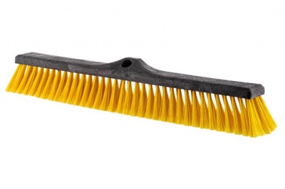 Tolóseprű, beltéri, műanyag, 60 cm, BONUS "Bollox", sárga