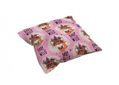 Babzsák, 14x13 cm, lányos, ICO "Süni"