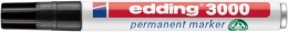Alkoholos marker, 1,5-3 mm, kúpos, EDDING "3000", fekete